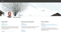Desktop Screenshot of kevinpurnelle.com
