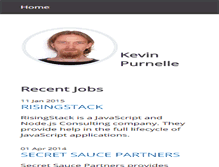 Tablet Screenshot of kevinpurnelle.com